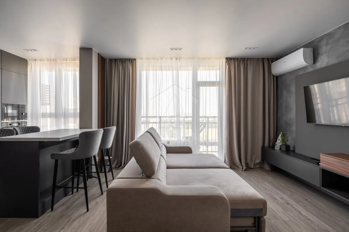Кухня-гостиная — Ремонт двухкомнатной квартиры, 73 м²