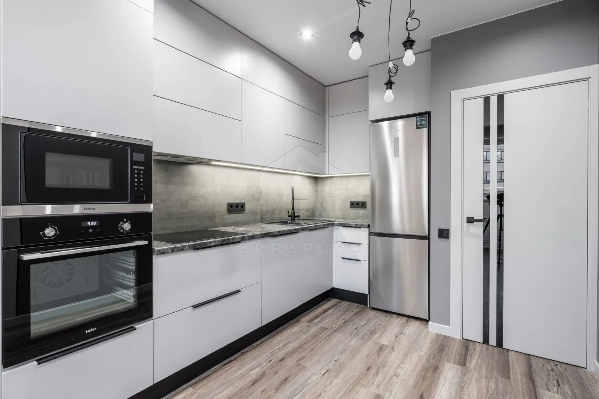 Кухня — Ремонт трёхкомнатной квартиры, 74 м²