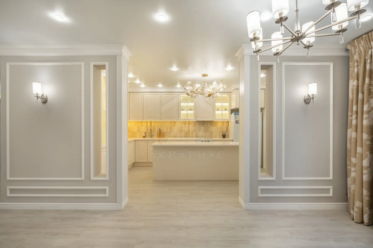Кухня — Ремонт трёхкомнатной квартиры, 106 м²