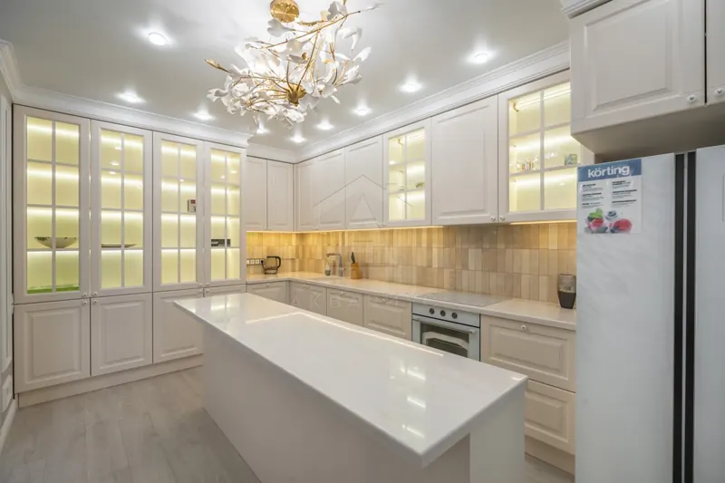 Кухня — Ремонт трёхкомнатной квартиры, 106 м²