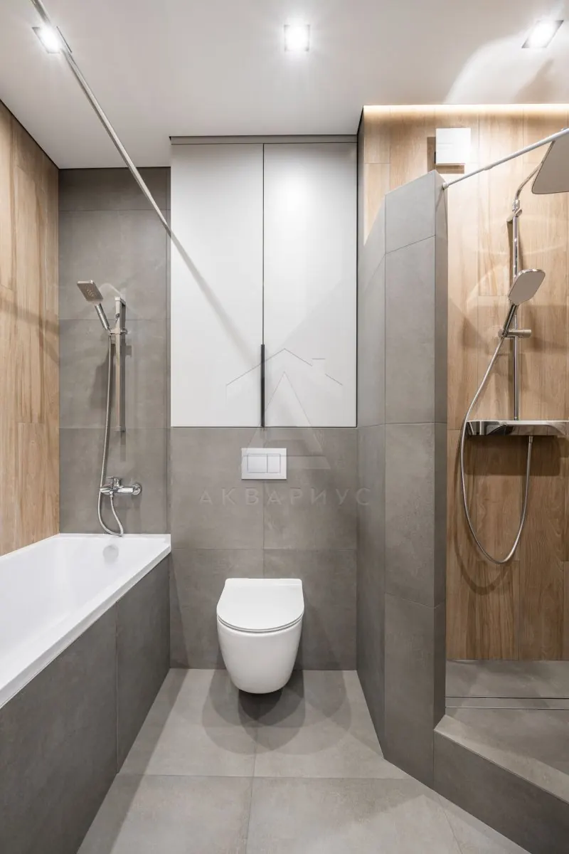 Ванная — Ремонт трёхкомнатной квартиры, 112 м²