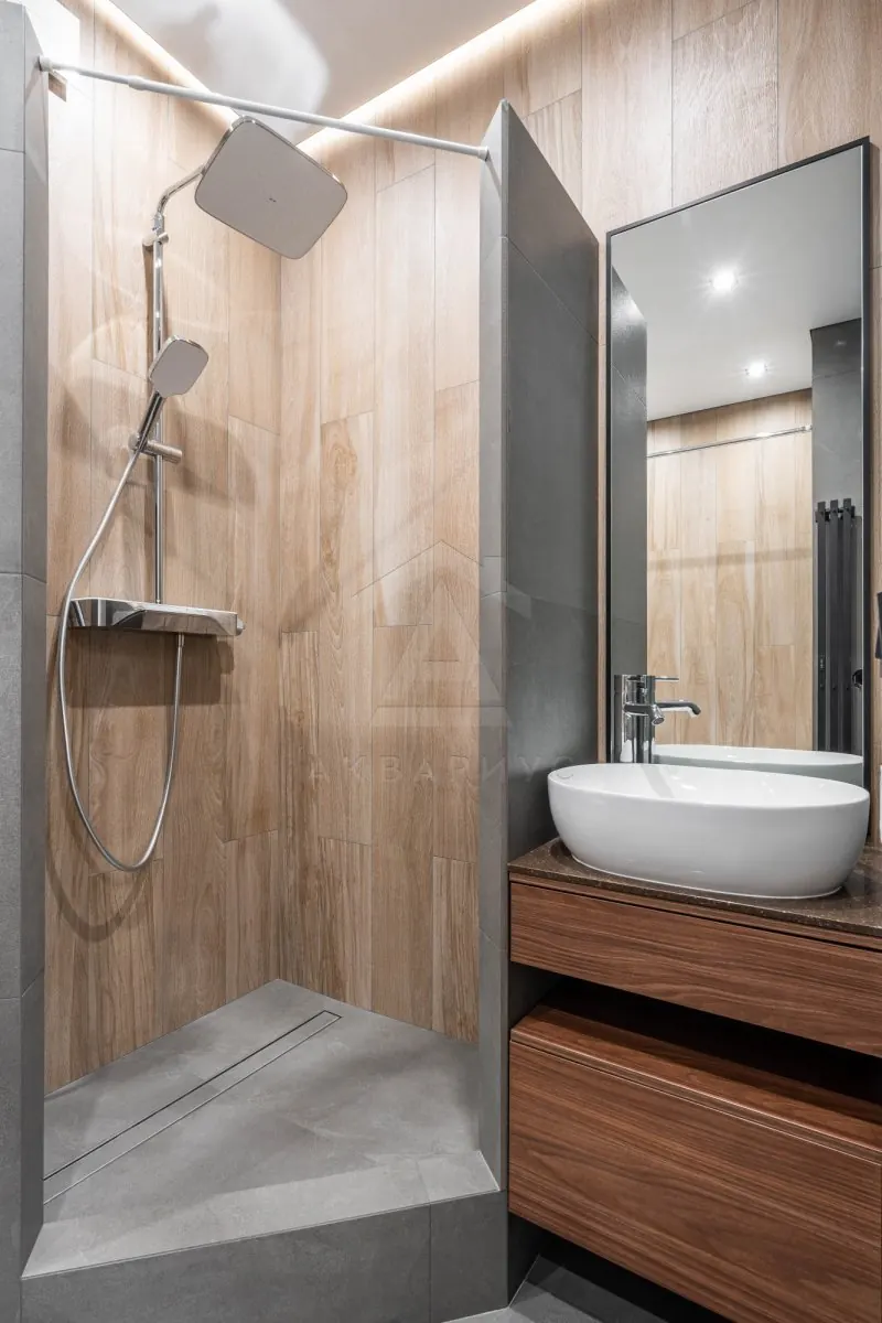Ванная — Ремонт трёхкомнатной квартиры, 112 м²